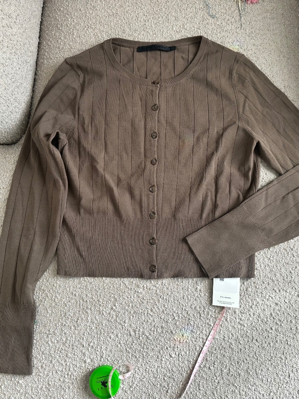 Jenni Kayne ribbed Finley cardigan in olive